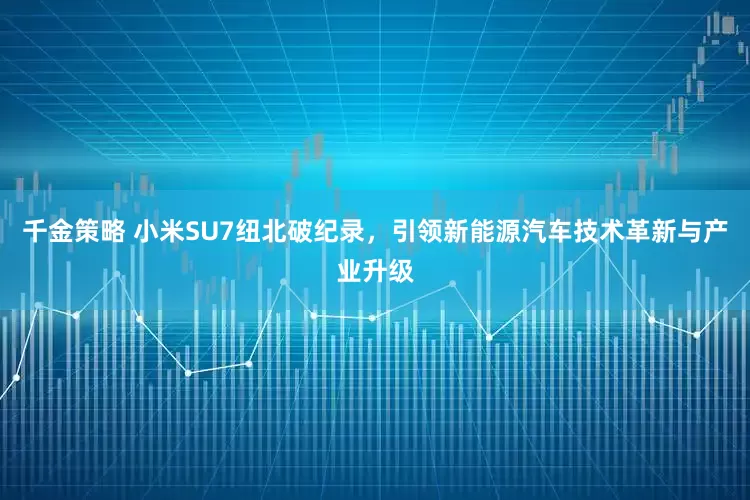 千金策略 小米SU7纽北破纪录，引领新能源汽车技术革新与产业升级